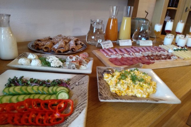 Leckere Auswahl von frischen Zutaten