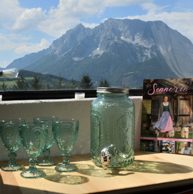 Schöne Aussicht vom Glampingbus Lindwurm