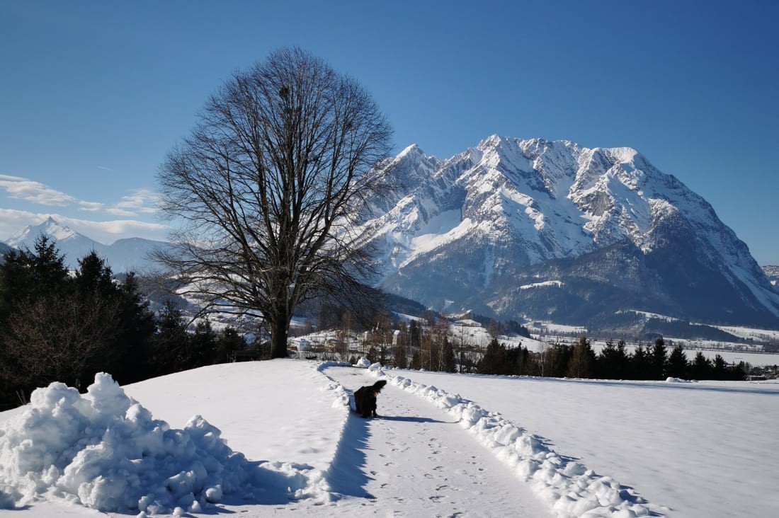 Romantische Winterwanderungen in der Steiermark, Österreich