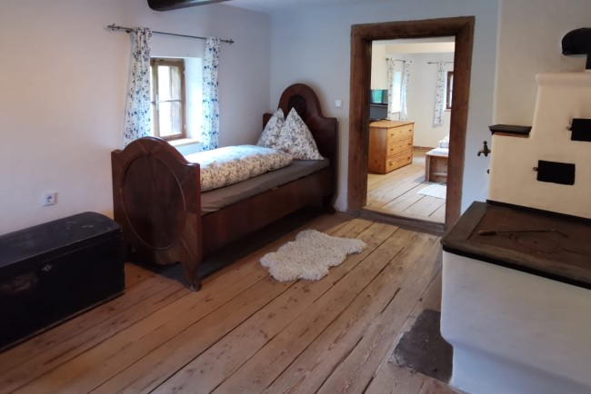 Schlafzimmer auf der Lutzmannalm