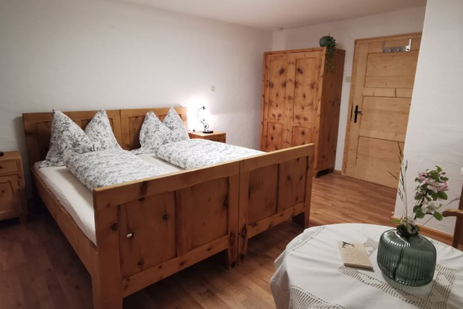Schlafbereiche zum Wohlfühlen in den Appartements am Bauernhof Lutzmannhof