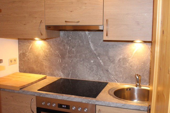 Top ausgestattete Küchenzeile in der Ferienwohnung am Bauernhof Lutzmannhof